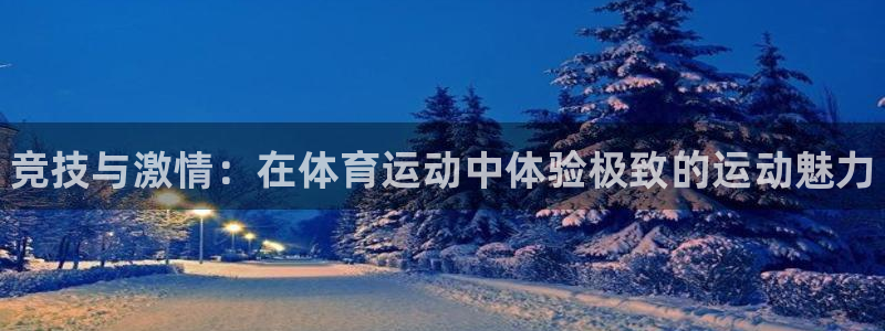 JJB竞技宝官方集团官网：竞技与激情：在体育运动中体